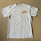 Vintage 2000s Animal Nature Print Mens Medium White T Shirt