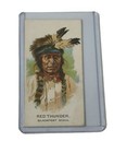 1888 N2 Allen   Ginter American Indian Chiefs Red Thunder Tobacco Card