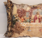 Vintage    the Last Supper    Jesus Religious 3d Scroll Resin Wall Hanging  