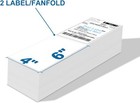 8000 Fanfold 4  X 6  Direct Thermal Labels Shipping Zebra Eltron 2844 Zp 450 505