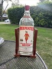 Circa 1970s Beefeater Distilled Dry Gin Gallon Bottle With Pour Swing Stand