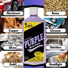 California Custom Purple Metal Polish 6-pack For Aluminum Brass Chrome Stainless