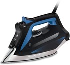 1750 Watt Focus Xcel Iron With Steam Boost  Anti Drip  400 Hole Sole Plate      