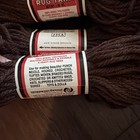 Vintage Aunt Lydia s Heavy Rug Yarn  425 Wood Brown  Lot Of 4 Skeins