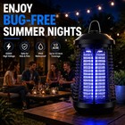 Bug Zapper Outdoor Indoor  18w Electric Mosquito Zapper 4200v  Uv Light Fly