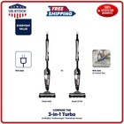 Bissell 3-in-1 Turbo Corded Stick Vacuum Lightweight Hand Vac Model 2610 Black