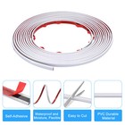 16 4ft X 0 31inch Flexible Molding Trim Self Adhesive  bright White 