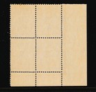 1945 C Of A Watermark 2 - Kangaroo Maroon Type B Authority Imprint Block  4  Muh
