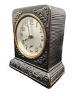 Westclox Ironclad Ornate Cast Iron Alarm Clock - Working - Vintage   Antique