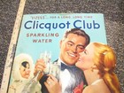 Clicquot Club Bottle 1930s Advertising Store Display Sign Tuxedo Pinup Girl