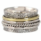 Solid Silver Spinner 925 Sterling Silver Handmade Ring Jewelry All Size Am-450