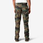 Dickies Wp595 Flex Regular Fit Cargo Pants - Hunter Green Camo
