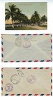 Three Panama Items  To United States  Two Registered Airmail  One Ppc