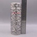 Solid 999 Fine Silver Water Bottle Heat Insulation Nine Dragons Pattern Bottle