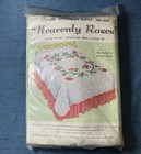 Vintage Bucilla Heavenly Roses Quilt Kit No 1320 Embroidery   Applique 81x108 