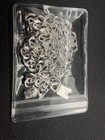 925 Sterling Silver Cuban Link Necklace  Box Clasp  Silver  Signed