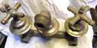 Vintage Nickel Plated Brass Mixing Tub Faucet