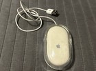 Vintage Original Apple Optical Pro Mouse   White clear Usb Wired M5769