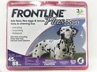 Frontline Plus Dogs 45-88lbs Flea   Tick Control 3 Doses Brand New  Sealed