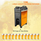Insulated Hot And Cold Beverage Dispenser Server 5 Gallon Food-grade Ldpe Black
