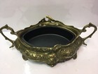 Vintage Brass Italian Or French   Style Rococo Jardiniere Planter W  Insert