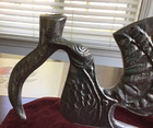 Rare Don Drumm Sculpture Dove Bird Candleholder Excellent 13 1 2    W X 10    T