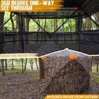 360 Degree See Through Pop Up Hunting Blind Ground Blind For Deer Turkey Hunting