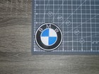 Bmw Motorsports Racing Black white blue Embroidered Iron On Patch 3  X 3 