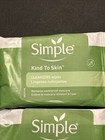 Simple Kind To Skin Cleansing Facial Wipes Makeup Remover - 14 Wipes