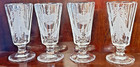 Set Of 4 Antique Royalty Imperial Russian Engraved Shot Glass 4 