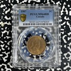 1907 Canada Large Cent Pcgs Ms64rb Lot g1620 Choice Unc 