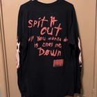 Slipknot Black Long Sleeve T-shirt  spit It Out  Graphic Back Print Size L
