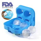 Large Ice Ball Maker Cube Tray Big Silicone Mold Sphere Whiskey Round Mould