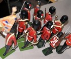 Lot Of 11 Britains  Toy Soldiers Made In England  Royal Guards