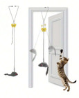 1pcs Adjustable Hanging Cat Toy - Interactive Teaser For Playful Fun Us Stock