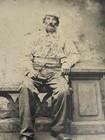 Tintype Of Grizzled Confederate Soldier