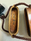Antique Inro 19th C Bird Flower Lacquered 2 4 Inch Japanese Edo Makie Wooden