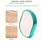 1 2 3pc Unisex Portable Painless Crystal Hair Remover Reusable Washable For