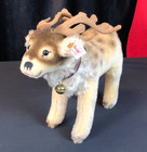 Steiff Christmas Reindeer Rentier 23cm No  745 2000 With Box   Coa