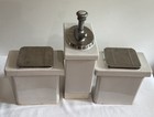Vintage Hall   Porcelain Soda Fountain  Set Cherry Dispenser   Canisters