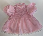 Vintage Mayfair Baby Girl Dress And Bonnet Set With Bloomers Pink  12months 