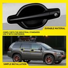 Set Of 4 For Mitsubishi Endeavor Exterior Door Handle Textured Black 04-11