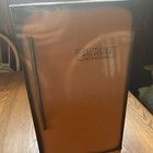 Vintage 1960   s Wolverine Toy Co  Tin Brown Frost Free Fridge Childs Toy 15  Tall