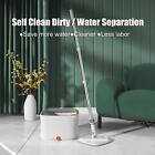Kzkr Spin Mop And Bucket With Self Separation Dirty And Clean Water System