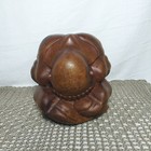 Hand Carved 6  Wooden Weeping Buddha Figure Natural Solid Wood Statue 