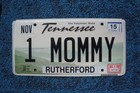2015 Tennessee Vanity License Plate   1 Mommy