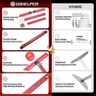 Portable Stair Tread Template Tool  Simple Length From 23  To 64 2   Red
