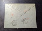 1925 Registered Uruguay Airmail Attempted First Flight Cover Ffc Montevideo