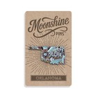 Oklahoma State Enamel Pin     Sooner State Collectible Lapel Pin