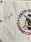 Wyndham Clark Autographed Signed 2026 Us Open Flag  Champion   Beckett Coa 